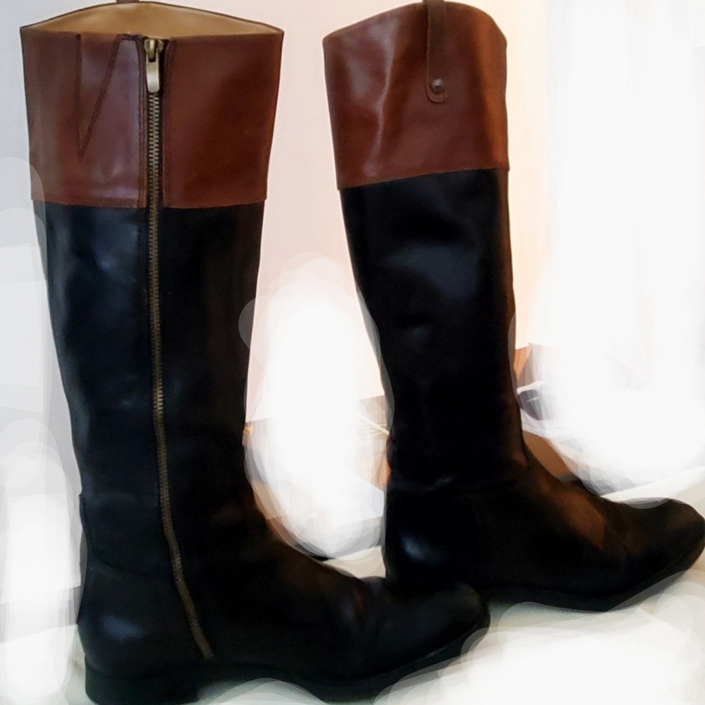 Enzo Angiolini Aeallerby riding boot sz:8.5